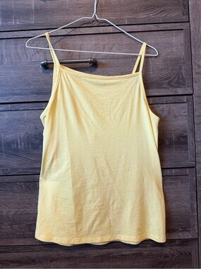 Old Navy Yellow Spaghetti-Strap Tank Top